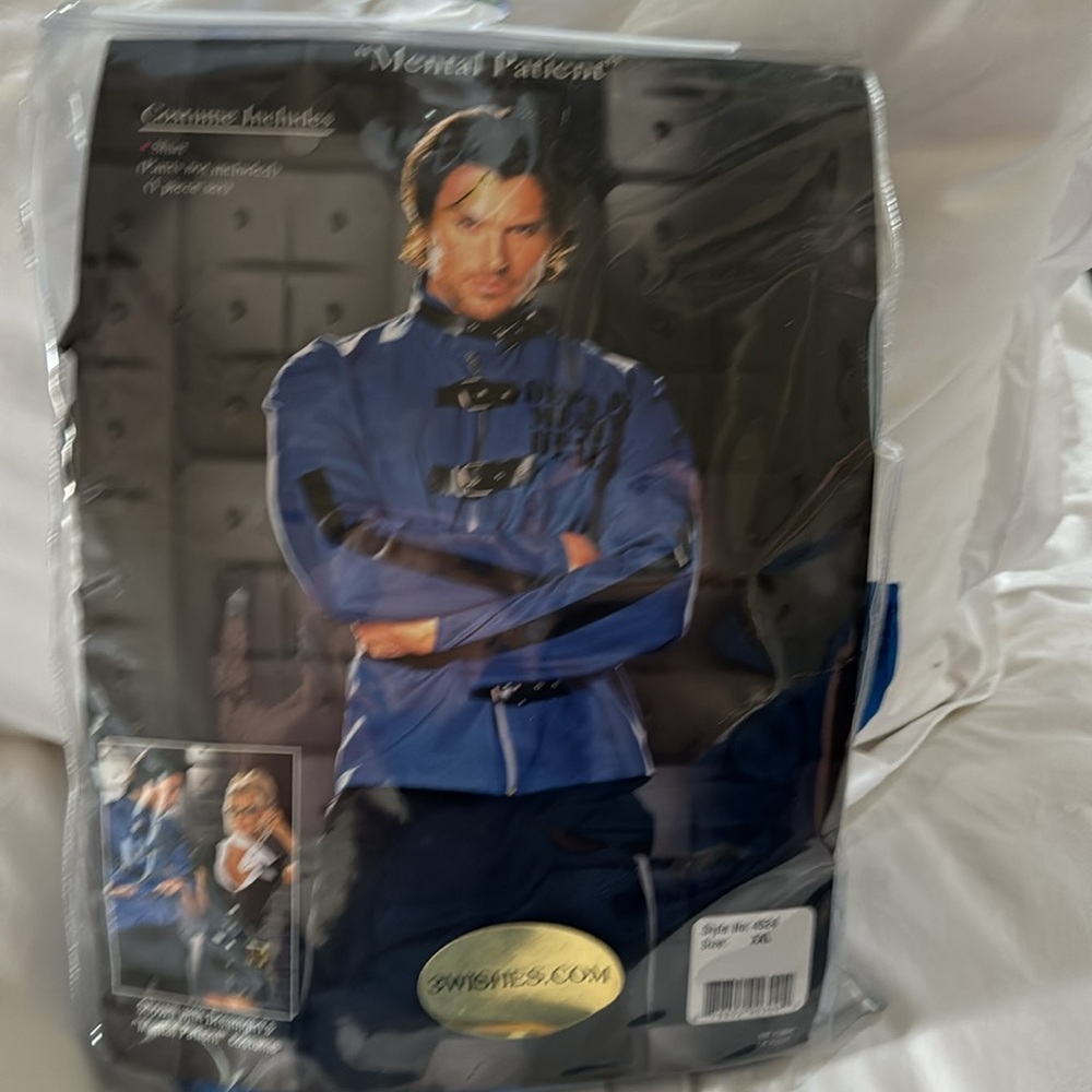 Mental Patient Costume Sz XXL - Picture 4 of 4
